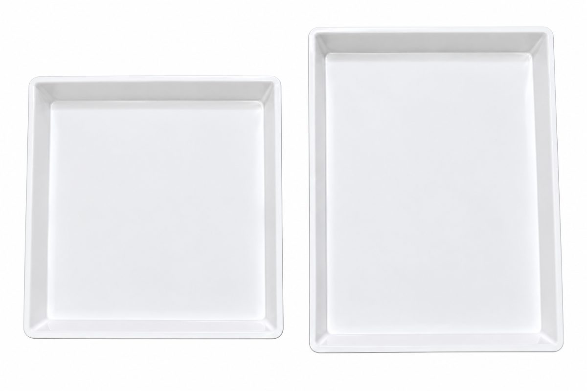 White Plastic Trays