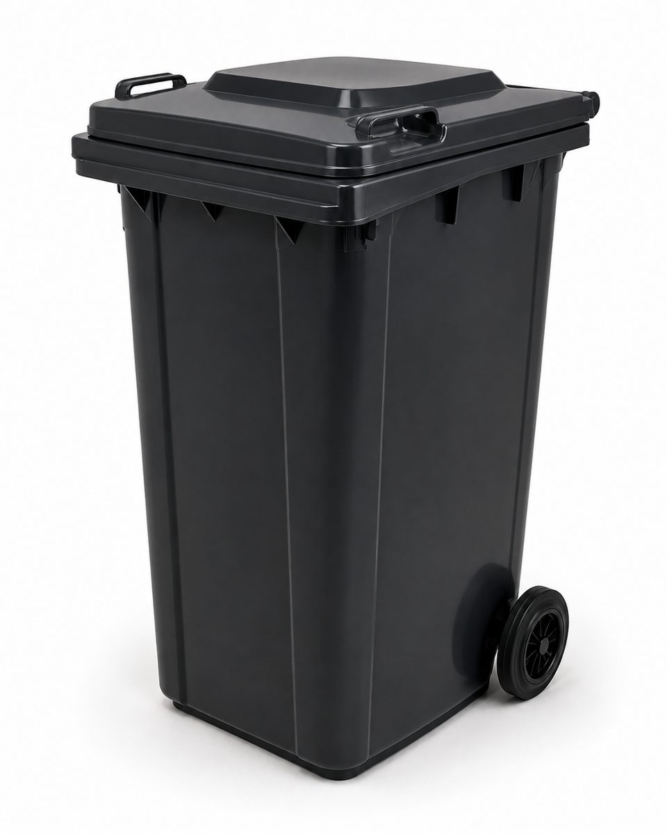 Wheeled Outdoor Trash Bin