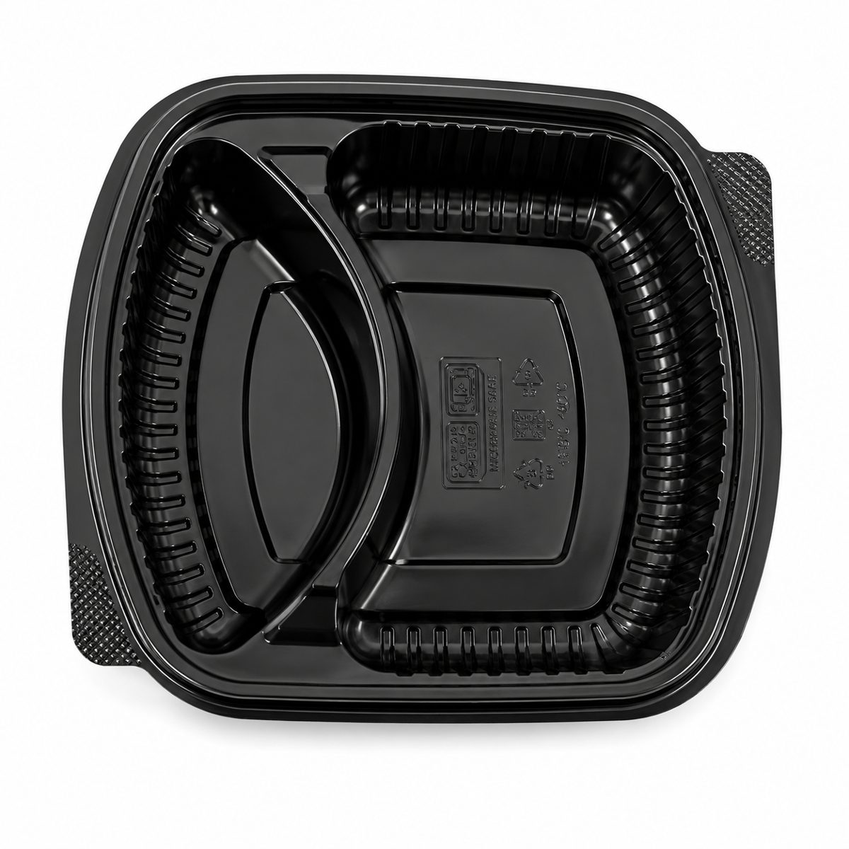 Two-Compartment Microwavable Meal Container