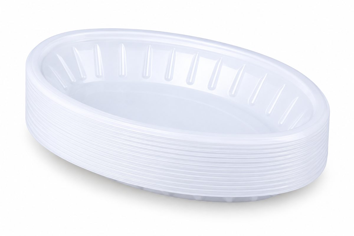 Oval Plastic Plates