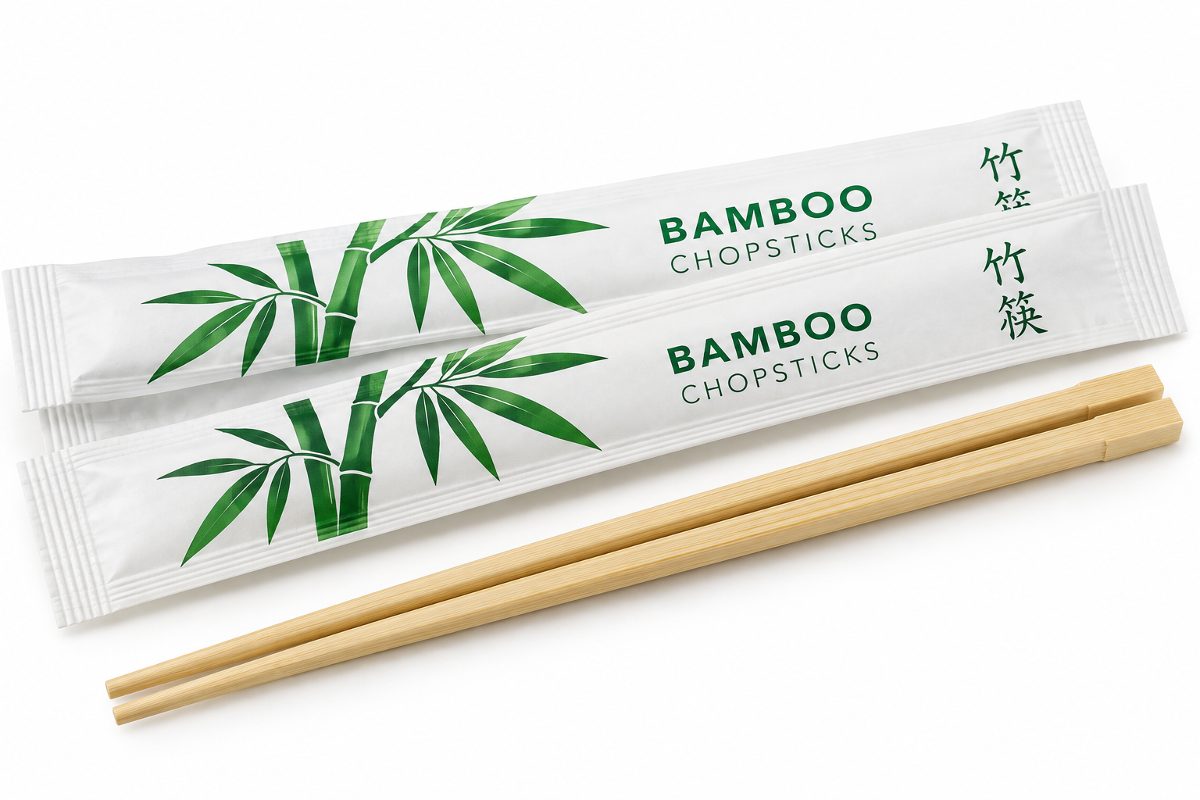 Wrapped Bamboo Chopsticks
