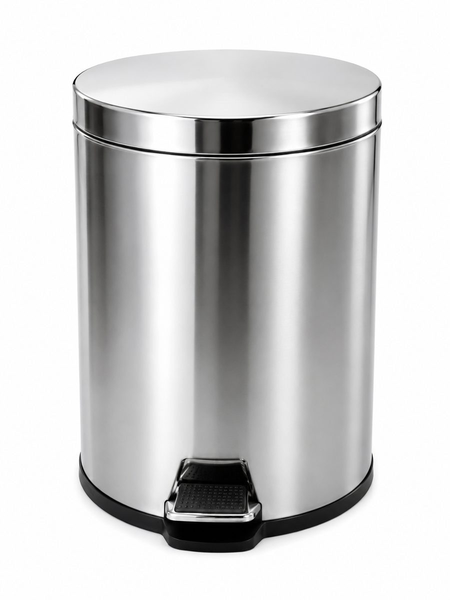 Stainless Steel Pedal Trash Bin