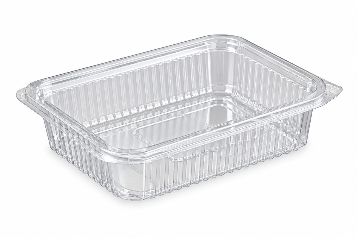 Clear PET Rectangular Food Container