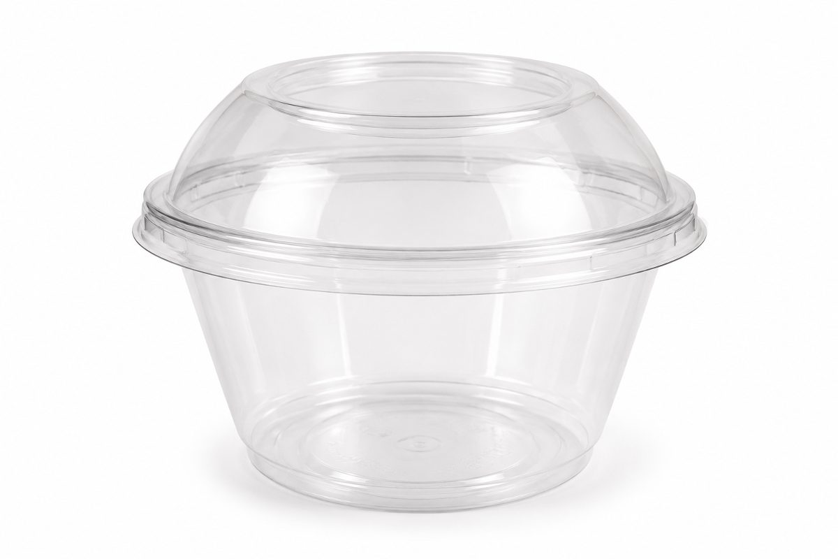 Clear Dessert Cup with Dome Lid