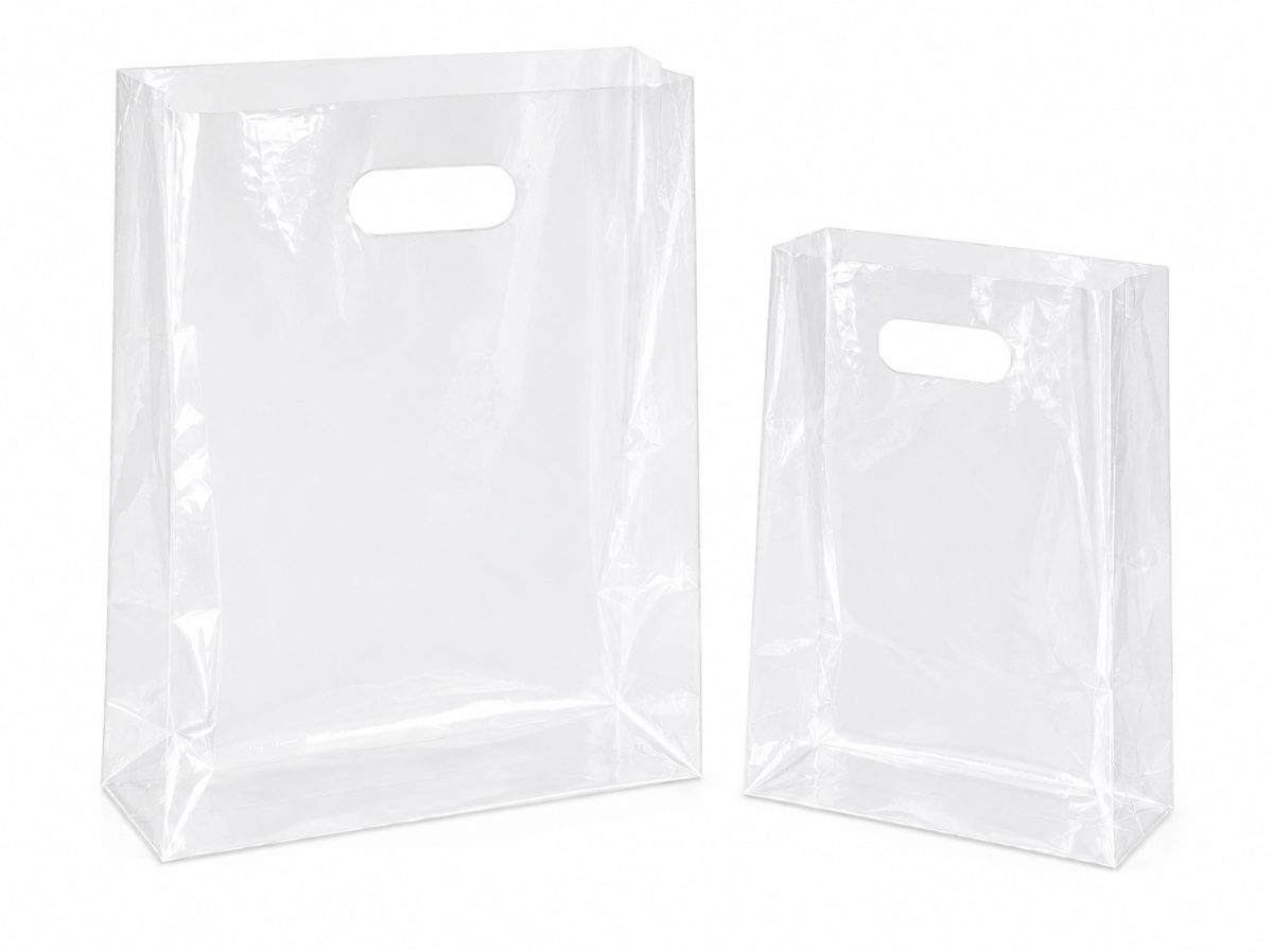 Clear Punch-Handle Bags