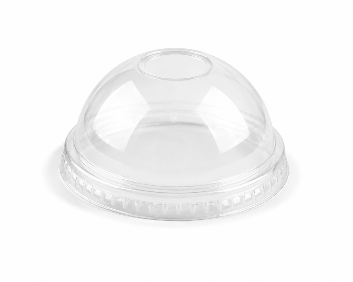 Clear Dome Lid for PET Cups