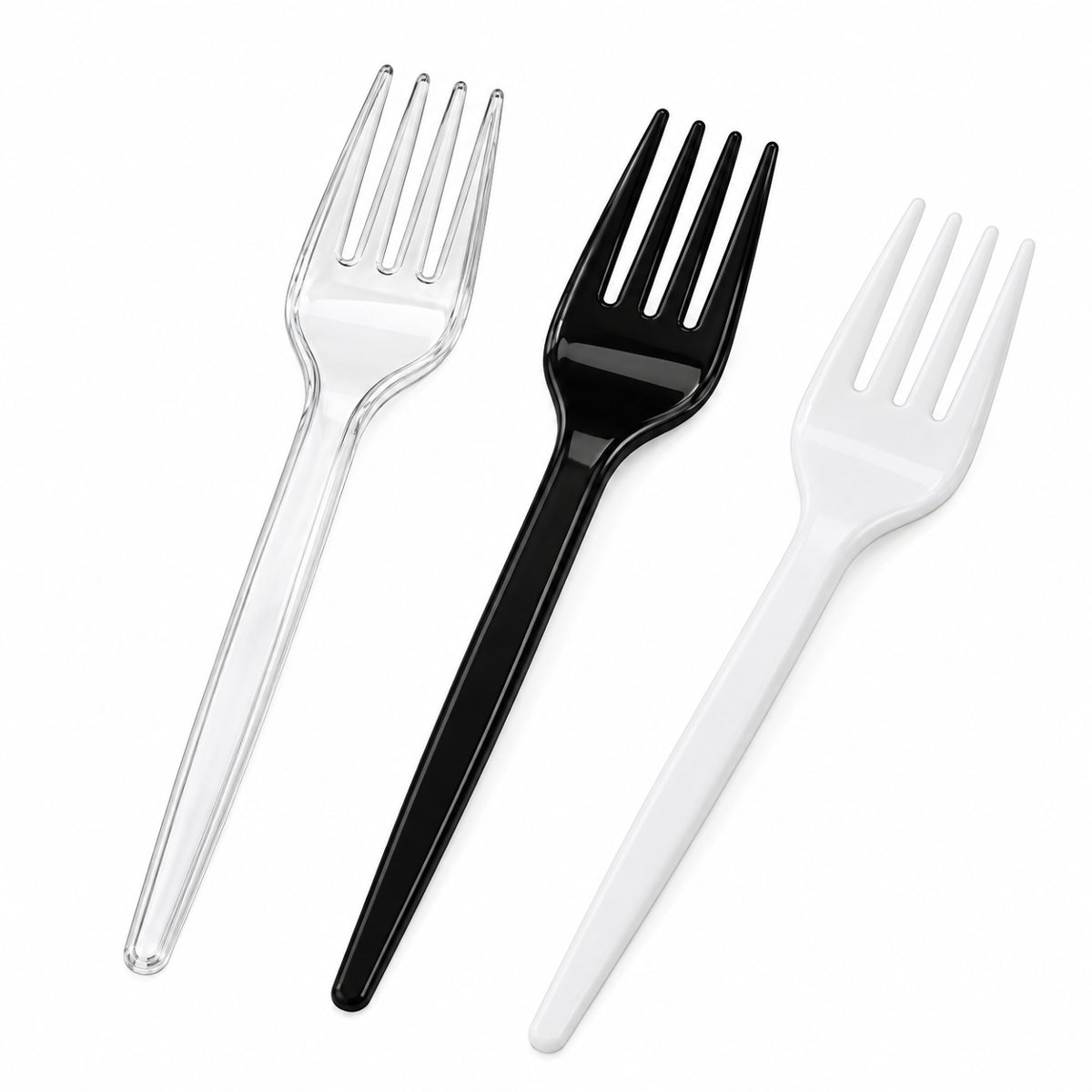 Heavy-Duty Plastic Forks