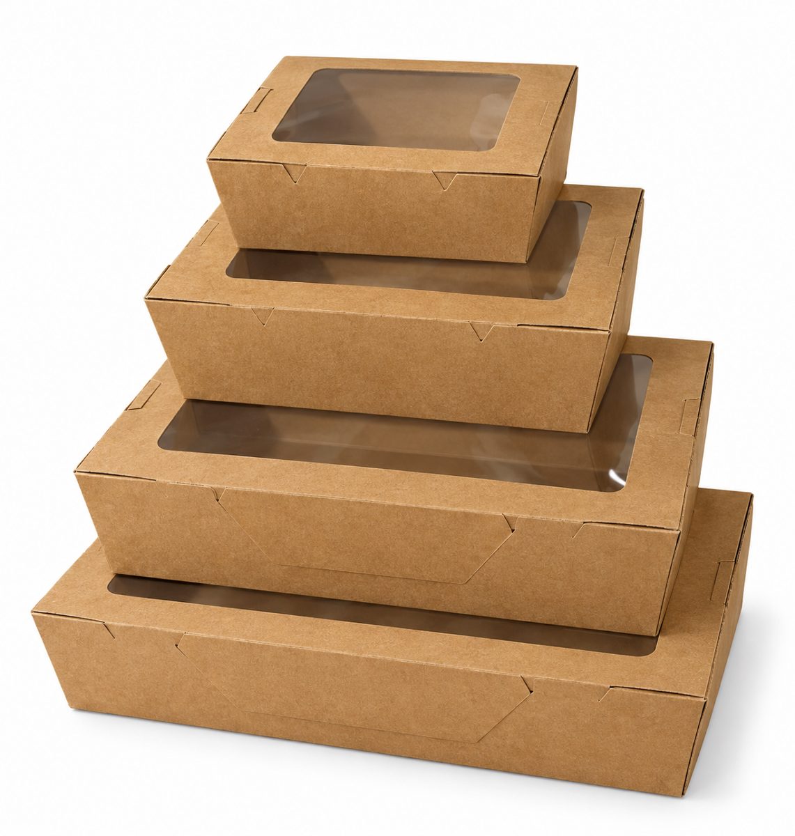 Kraft Food Boxes with Window